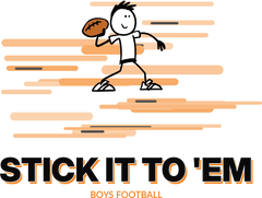 Stickteez boys football full front graphic