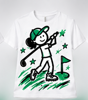 Stickteez Boys Golf Tee mockup