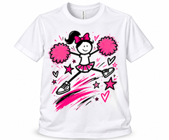 Stickteez cheer T-shirt mockup