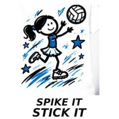 Stickteez Girls Volleyball graphic